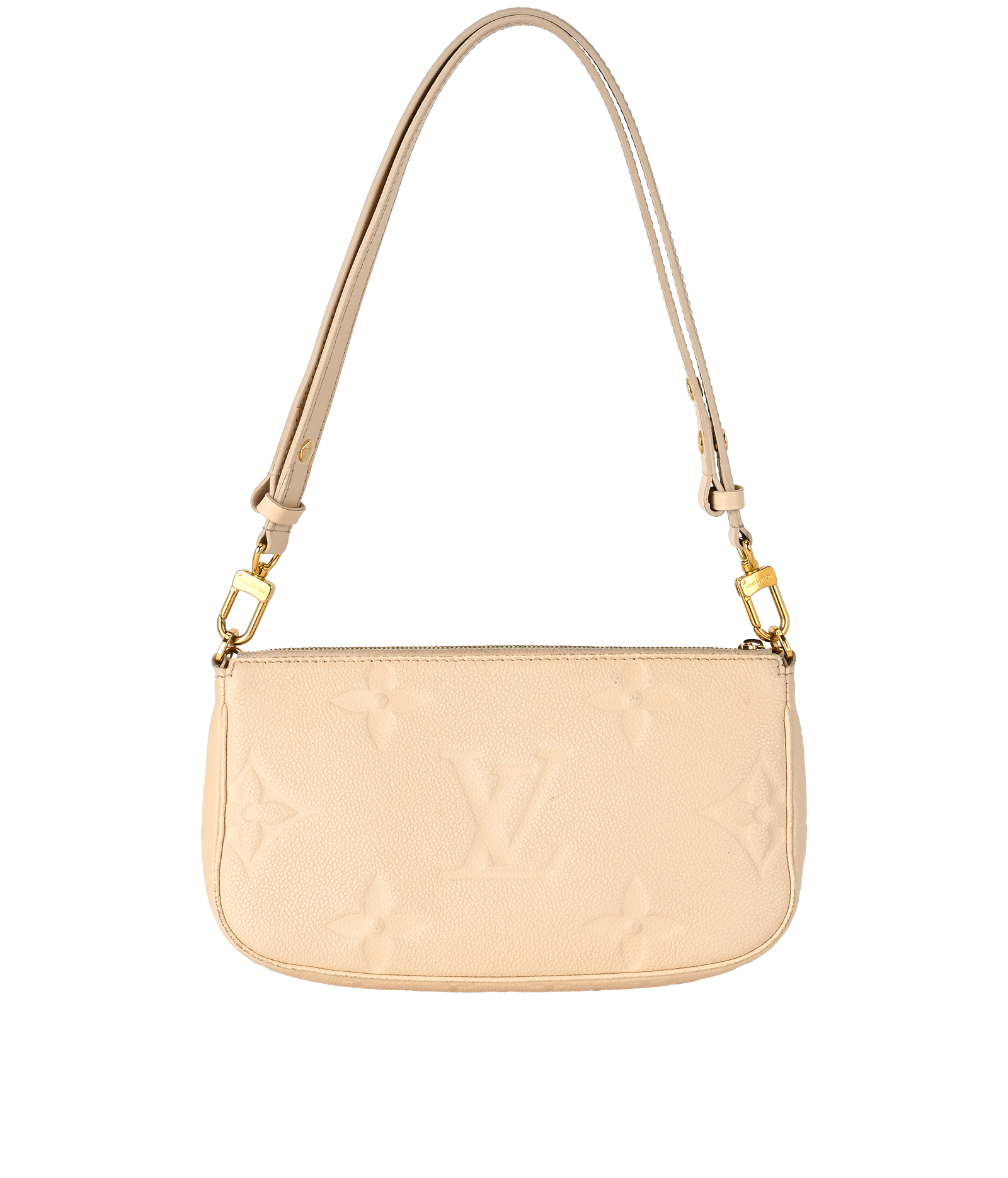 Multi Pochette Accessoires, &pound;1,200, Handbags, Cream, Leather, Back view